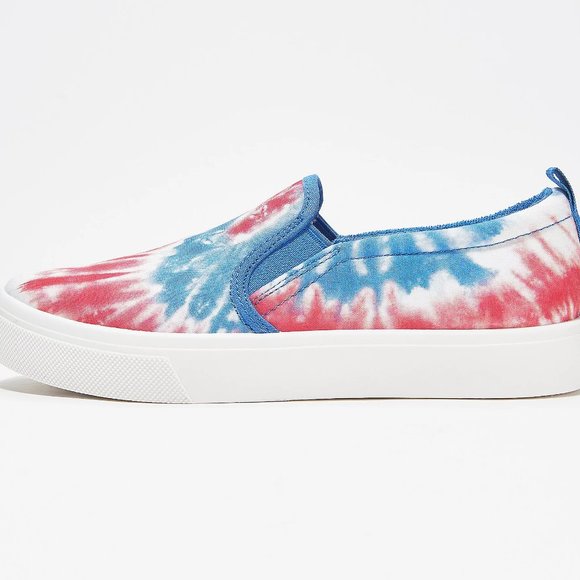 Skechers Shoes - Skechers Tie-Dye Canvas Slip-On Shoes - Poppy Hipp